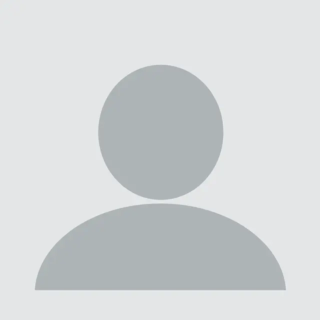 A simple gray user avatar icon on a white background.
